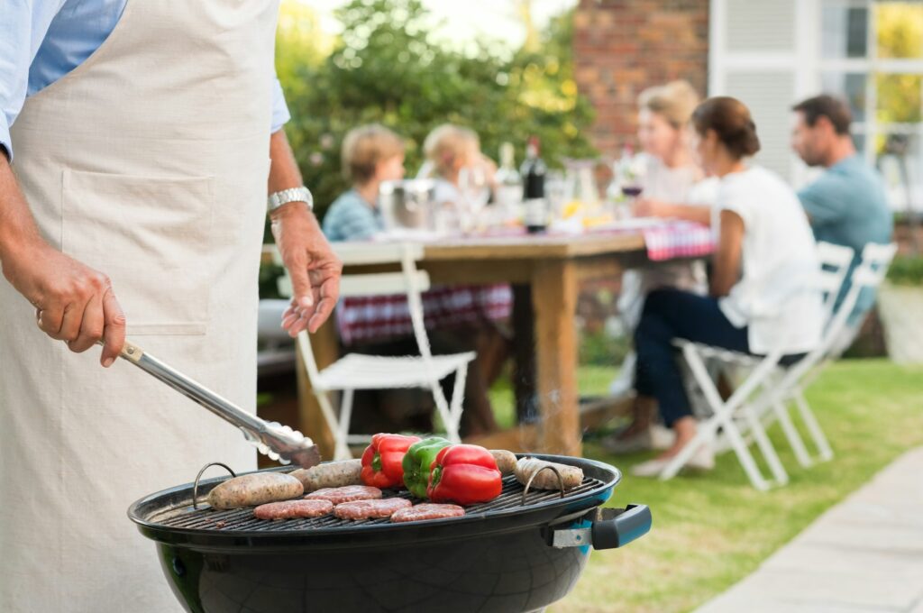 Barbecue en famille